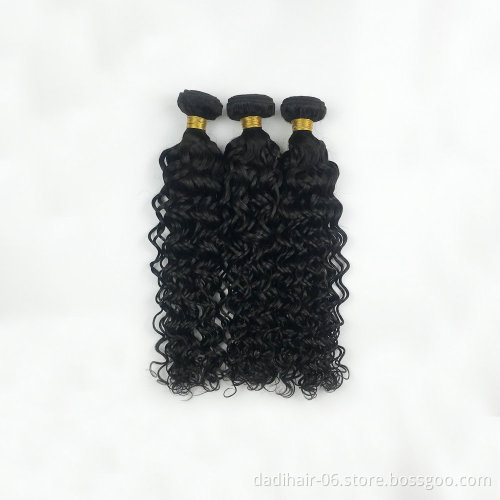100% human hair water wave one bundle 100g,natural color 8A virgin hair water curl hair extensions